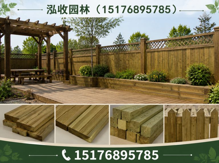 临夏京津冀防腐木工程展示图