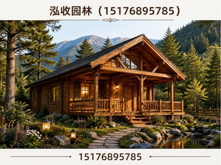 临夏防腐木凉亭展示图